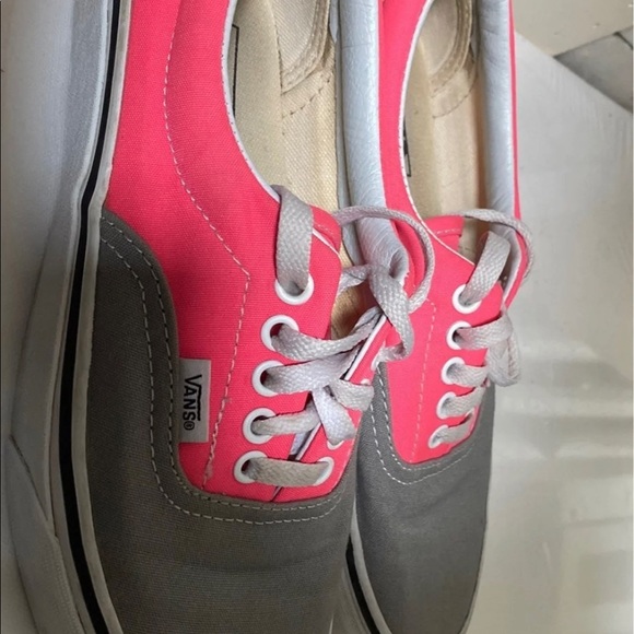 vintage pink and grey laced vans - Picture 3 of 3